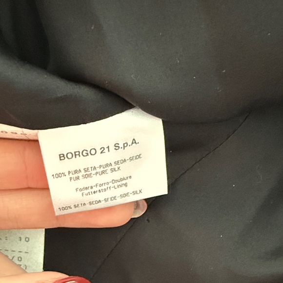 Giorgio Armani Borgo 21 S.P.A Silk Blazer - Picture 4 of 5